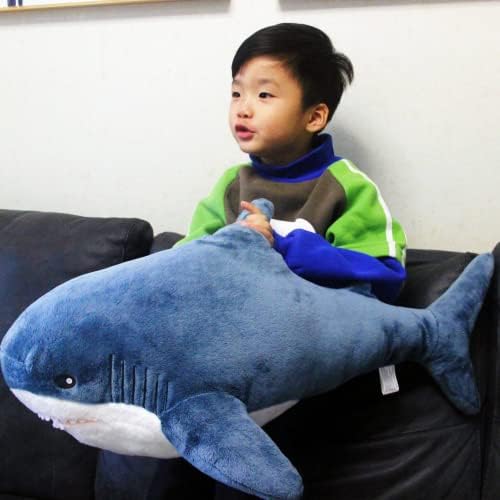 Ryttir 31 Inch Big Shark Plush Pillow
