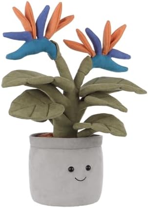 Apricot Lamb Potted Bird of Paradise Plush Stuffed Animal