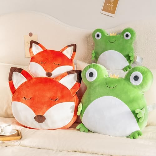 Lazada 2PC Frogs Plush Pillows for Kids and Toddlers