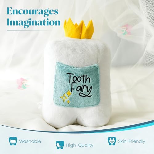 Cairn 6 Tooth Fairy Pillow with Back Pocket