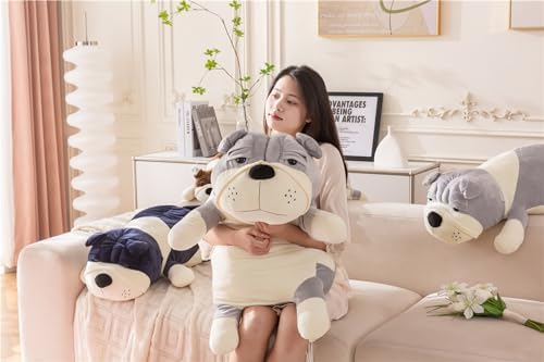 Brown 177in French Bulldog Plush Pillow Toy 1