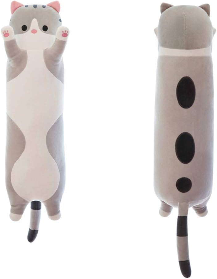 Shangman Plush Cat Pillow Cute Sleeping Toy for Kids and Friends