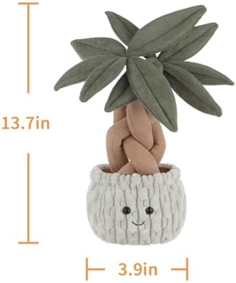 Apricot Lamb Potted Money Tree Plant Plush Stuffed Animal