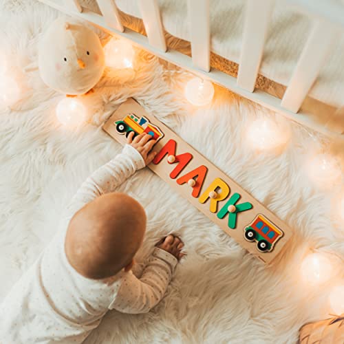 Personalized Wooden Name Puzzle for Baby 1