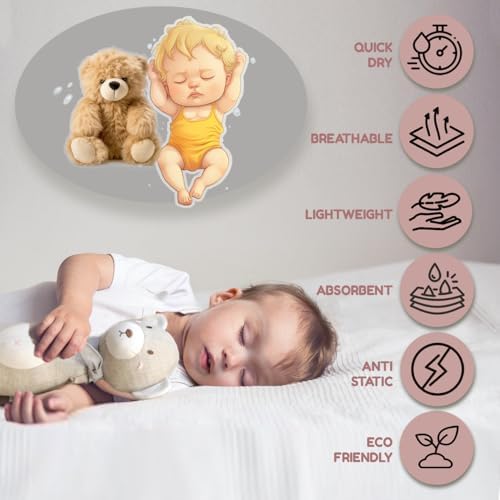 STOLLEEN 2pcs Cute Teddy Bear Bunny Stuffed Animal Set