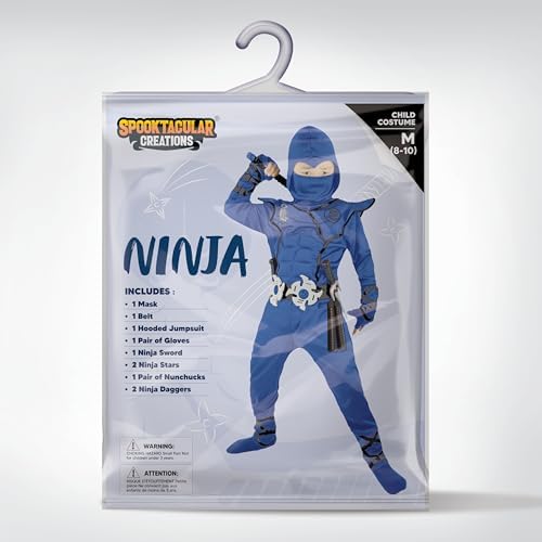 Spooktacular Halloween Ninja Costume for Kids