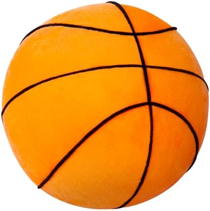 OurHonor Basketball Pillow Fluffy 3D Stuffed Ball Decor