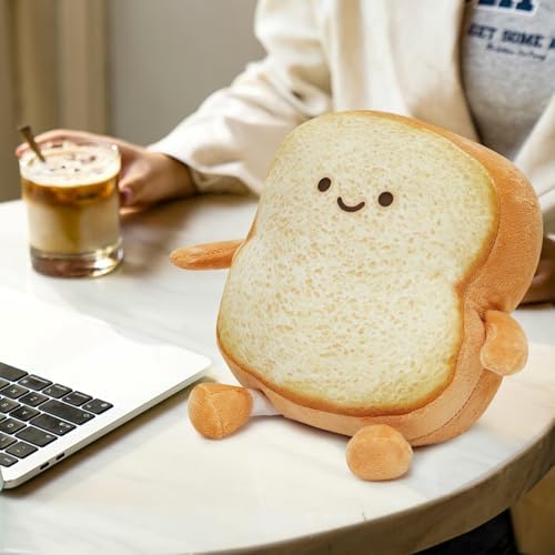 Pacreck Toast Bread Plush Pillow Toy 12in