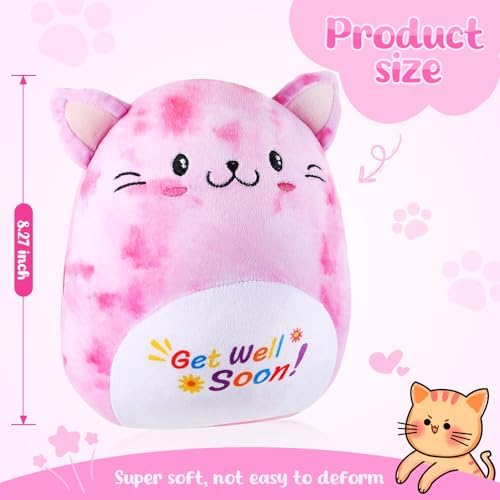 Get Well Soon Cat Plush Hug Pillow Toy Gift