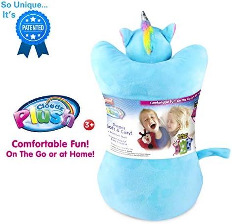 Cloudz Plush On Hand Kids Travel Pillow - Unicorn 1