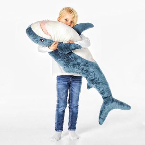 Xiaohong 39 Inch Giant Shark Plush Pillow