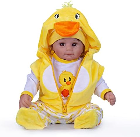 Yellow Duck Reborn Baby Doll Clothes 5pcs Set
