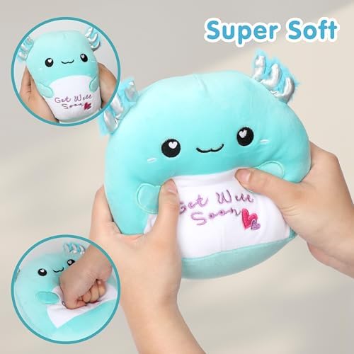 Easfan Get Well Soon Axolotl Plush Pillow