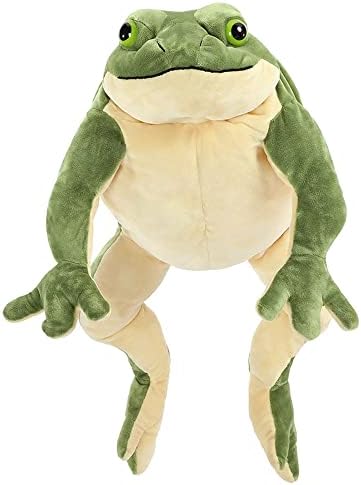 MorisMos Giant Frog Plush Toy 22 Inch Green Stuffed Animal