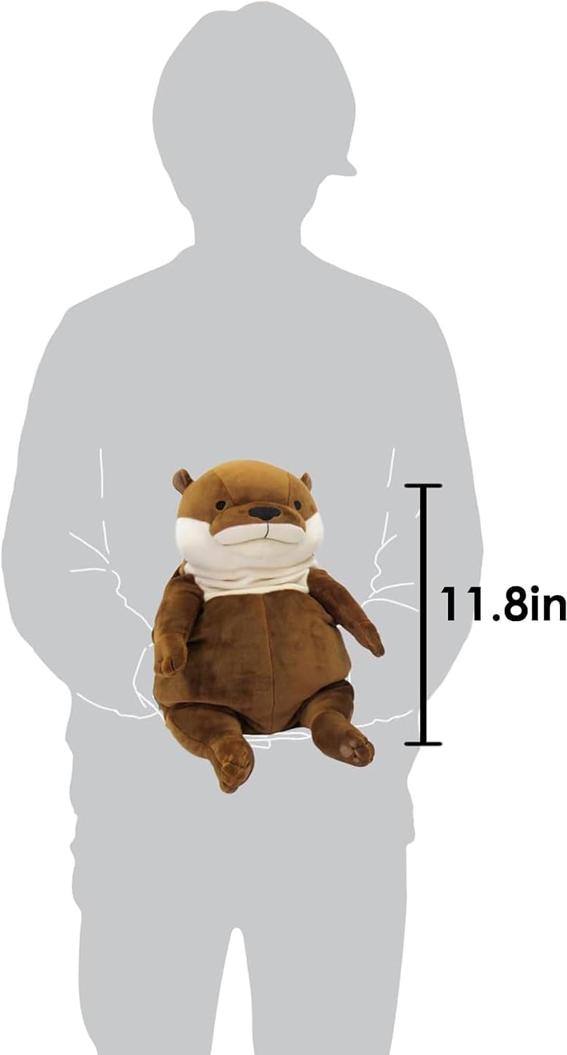 GWORLD Shinada Global Ultra Soft Otter Plush Pillow - 118in Cuddly Stuffed Animal