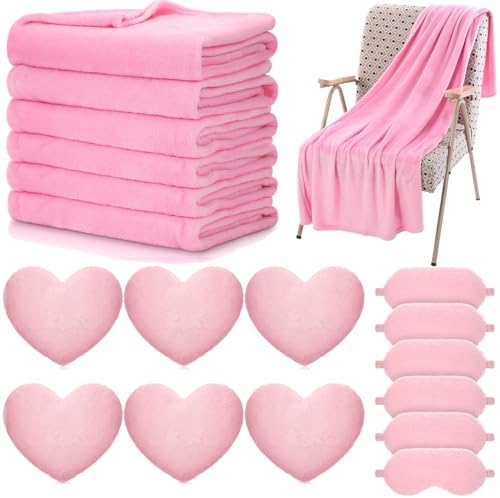 18 Pcs Kids Sleepover Party Supplies Set for Girls