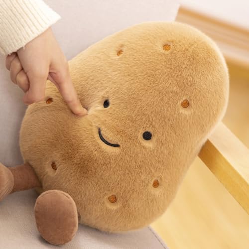 POPOTATO Large Kawaii Potato Plush Toy - 1023 Inch Huggable Stuffed Animal