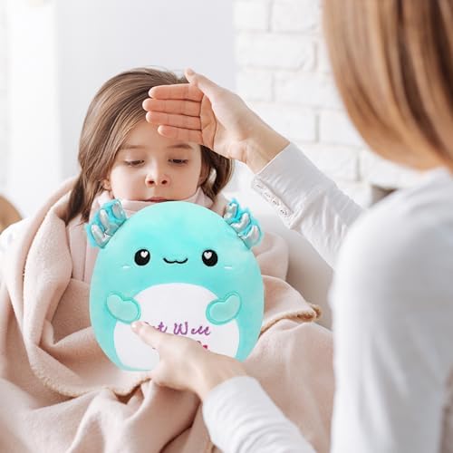 Easfan Get Well Soon Axolotl Plush Pillow