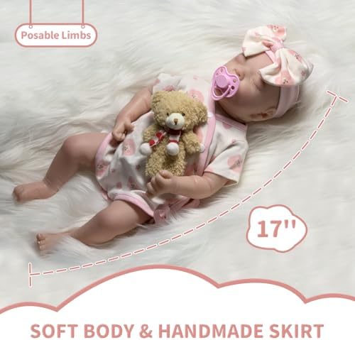 Lifelike Reborn Baby Doll with Soft Body and Accessories