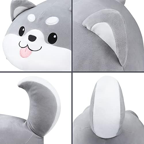 Auspicious Beginning 20 Chubby Husky Plush Pillow