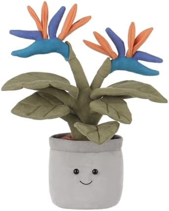 Apricot Lamb Potted Bird of Paradise Plush Stuffed Animal