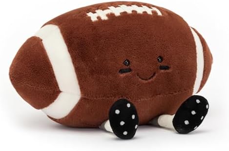OSOCU Football Tactile Plush Buddy with Expressive Mouth and Double-Suture Feet 1