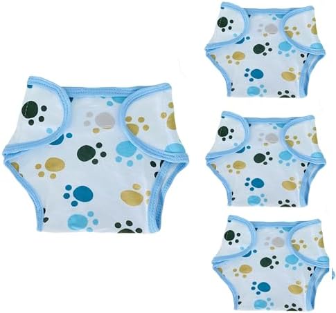 PEDOLLTREE 4 PCS Reborn Baby Diapers Underwear Set