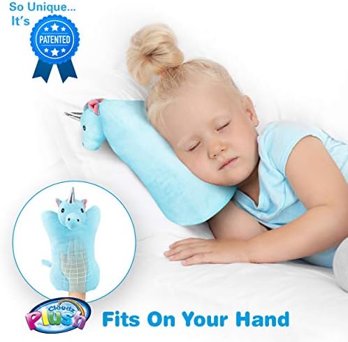 Cloudz Plush On Hand Kids Travel Pillow - Unicorn 1
