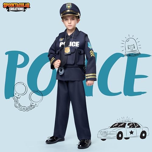 Spooktacular Creations Police Costume for Boys