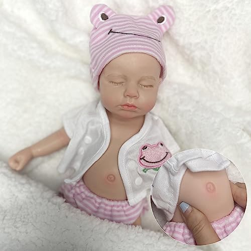 OtardDolls 33cm Realistic Solid Silicone Reborn Baby Doll