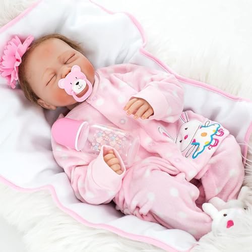 22 Inches Reborn Toddler Doll Girl with Realistic Features