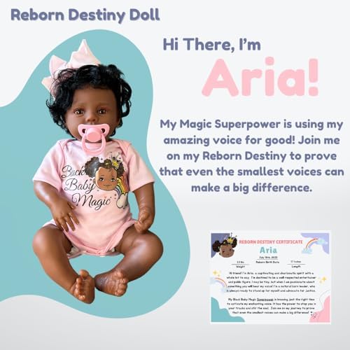 Black Baby Magic Reborn Destiny Doll 6 Piece Set 1