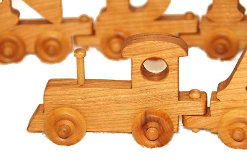 Personalized Wooden Letter Train by Little Wooden Wonders
