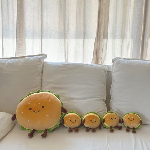 Goylmc Hamburger Plush Toy - 6 Inch Cute Room Decor