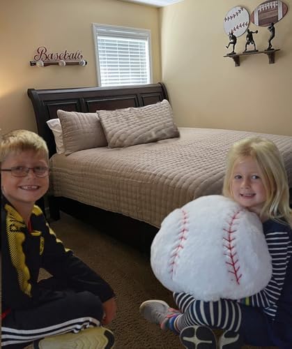 CatchStar Baseball Plush Pillow for Boys 8-12