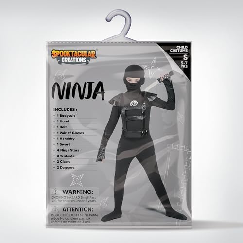 Spooktacular Halloween Ninja Costume for Boys