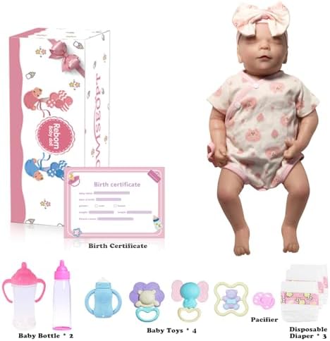 Lifelike Reborn Baby Doll with Soft Body and Accessories