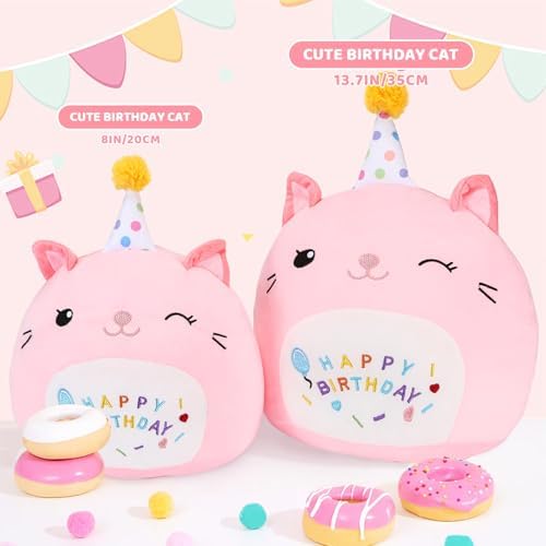 ABEARCAR Cute Cat Plush Birthday Gift 8 Stuffed Animal