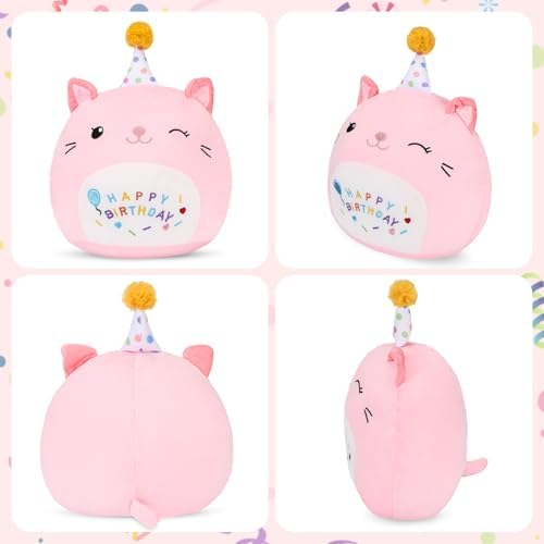 ABEARCAR Cute Cat Plush Birthday Gift 8 Stuffed Animal
