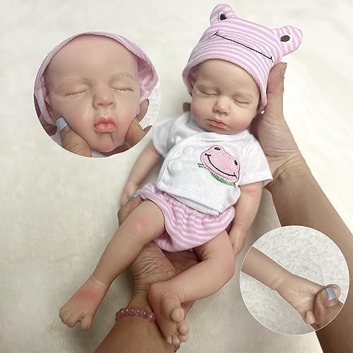 OtardDolls 33cm Realistic Solid Silicone Reborn Baby Doll
