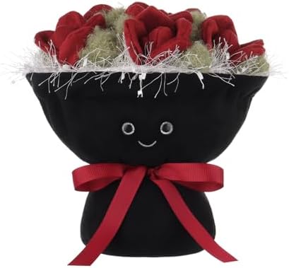 Apricot Lamb Romantic Rose Bouquet Plush Toy