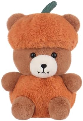 Apricot Lamb Pumpkin Bear Plush Toy for Kids