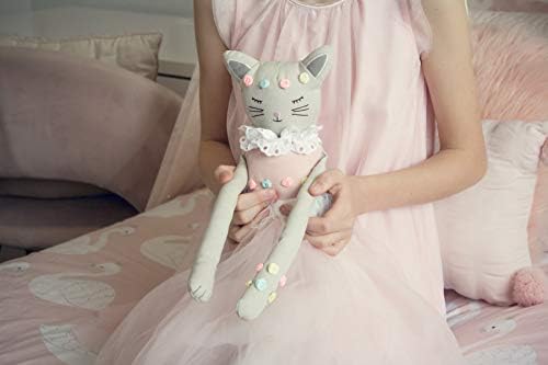 Poppy The Cat - 248-Inch Handmade Plush Doll