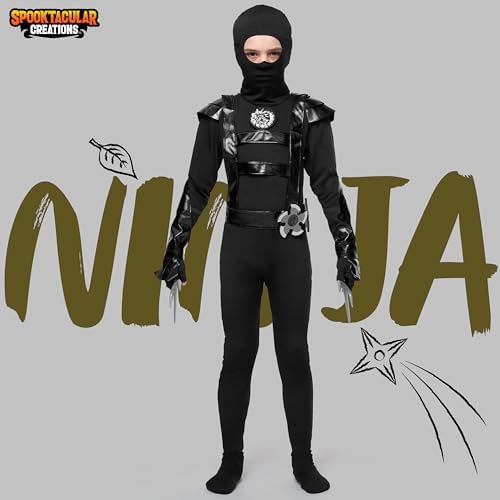 Spooktacular Halloween Ninja Costume for Boys