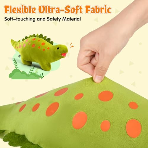 BB FUN HOUSE Dinosaur Pillow Plush Green