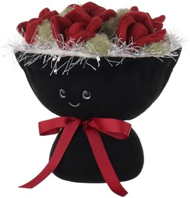 Apricot Lamb Romantic Rose Bouquet Plush Toy