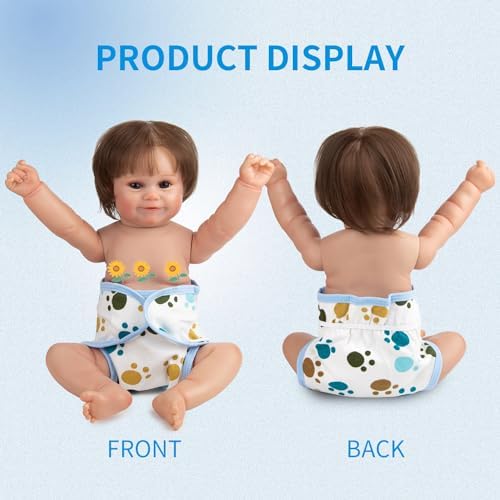 PEDOLLTREE 4 PCS Reborn Baby Diapers Underwear Set