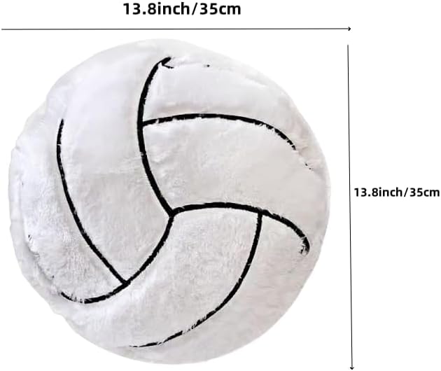 14 Inch Volleyball Plush Pillow Toy for Kids