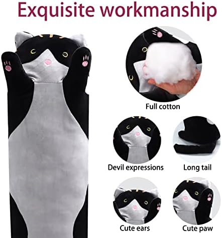 WUYU Plush Cat Pillow Toy for Kids and Girlfriend