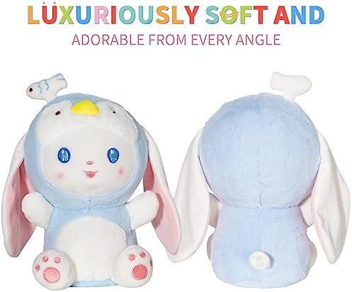 10 Penguin Bunny Plush Pillow Squishy Soft Kawaii Plushie
